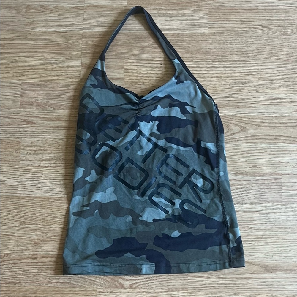 Halter Tank with built in bra for sports and workouts Size S/M